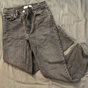 Abercrombie & Fitch Gray Straight Leg Jeans